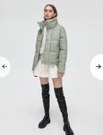 Pikowana kurtka puffer Cropp zielona damska xs
9481G-70X