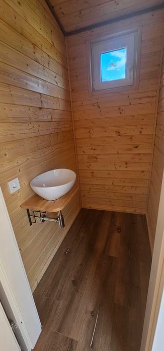 Tiny Hause , CALMA 8x3, działka, wypoczynek, jezioro, budowa