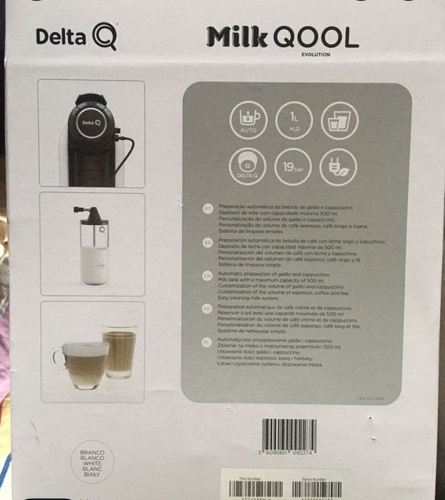 Nowy Ekspres kapsułkowy Delta Q MilkQool Evolution