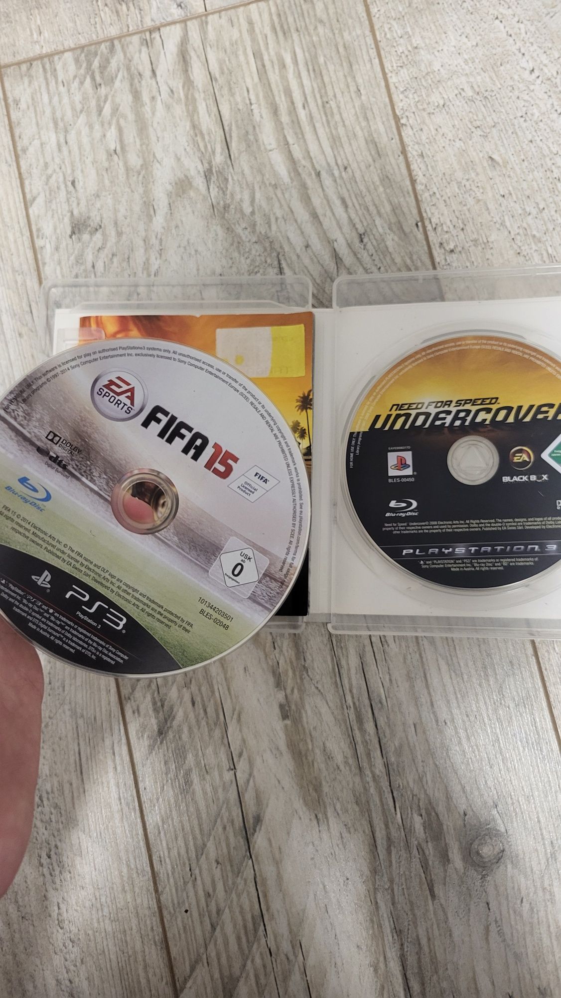 Диск Sony Playstation 3 Need For Speed Undercover + Fifa 15