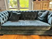 Sofa welurowa chesterfield