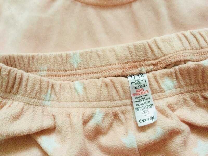 11-12 років, 152 зріст F&F велюрова лавандова та пудрова піжама