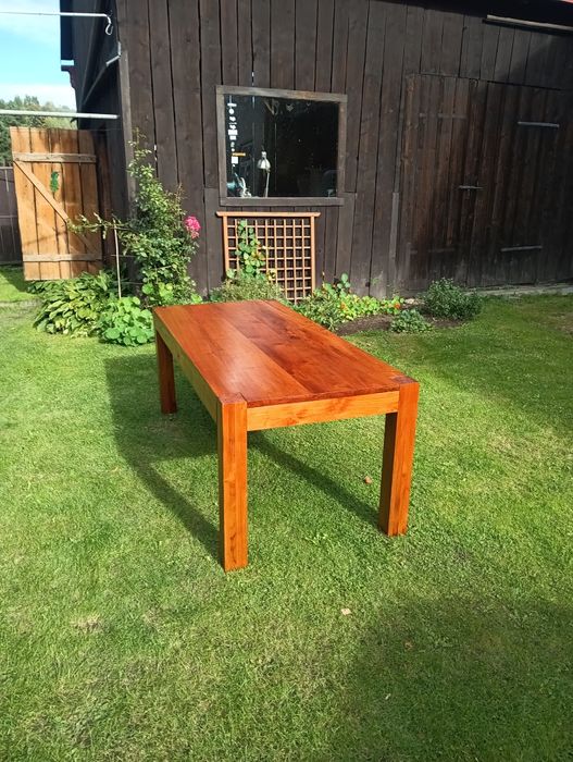 Stół z litego drewna dębowego 200x90x77