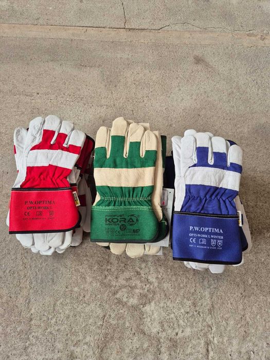Rękawice robocze letnie i zimowe r. L komplet