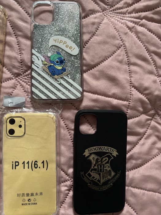 Zestaw etui i nowy kabel do iphone 11