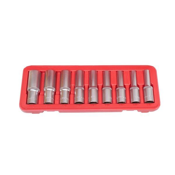 Jogo 9 Chaves Caixa Torx Interior 1/2" Longas (E10 até E24)- 6103