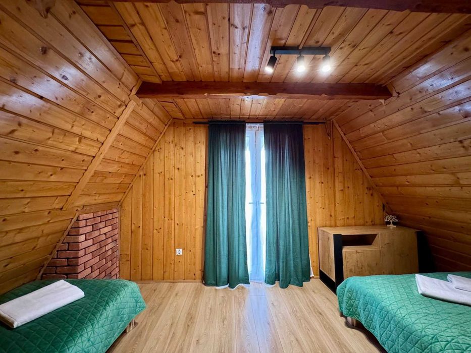 Domek z widokiem na jezioro/sauna/balia