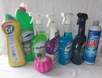 Zestaw chemii domowej- środki czystości do sprzątania