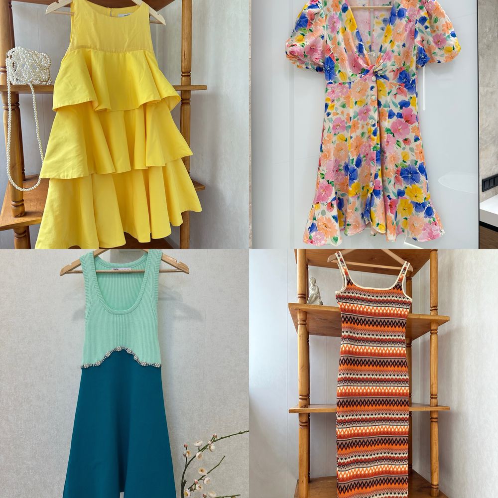 Сукня Zara , сукня Zara вязка, сукня Zara жовта