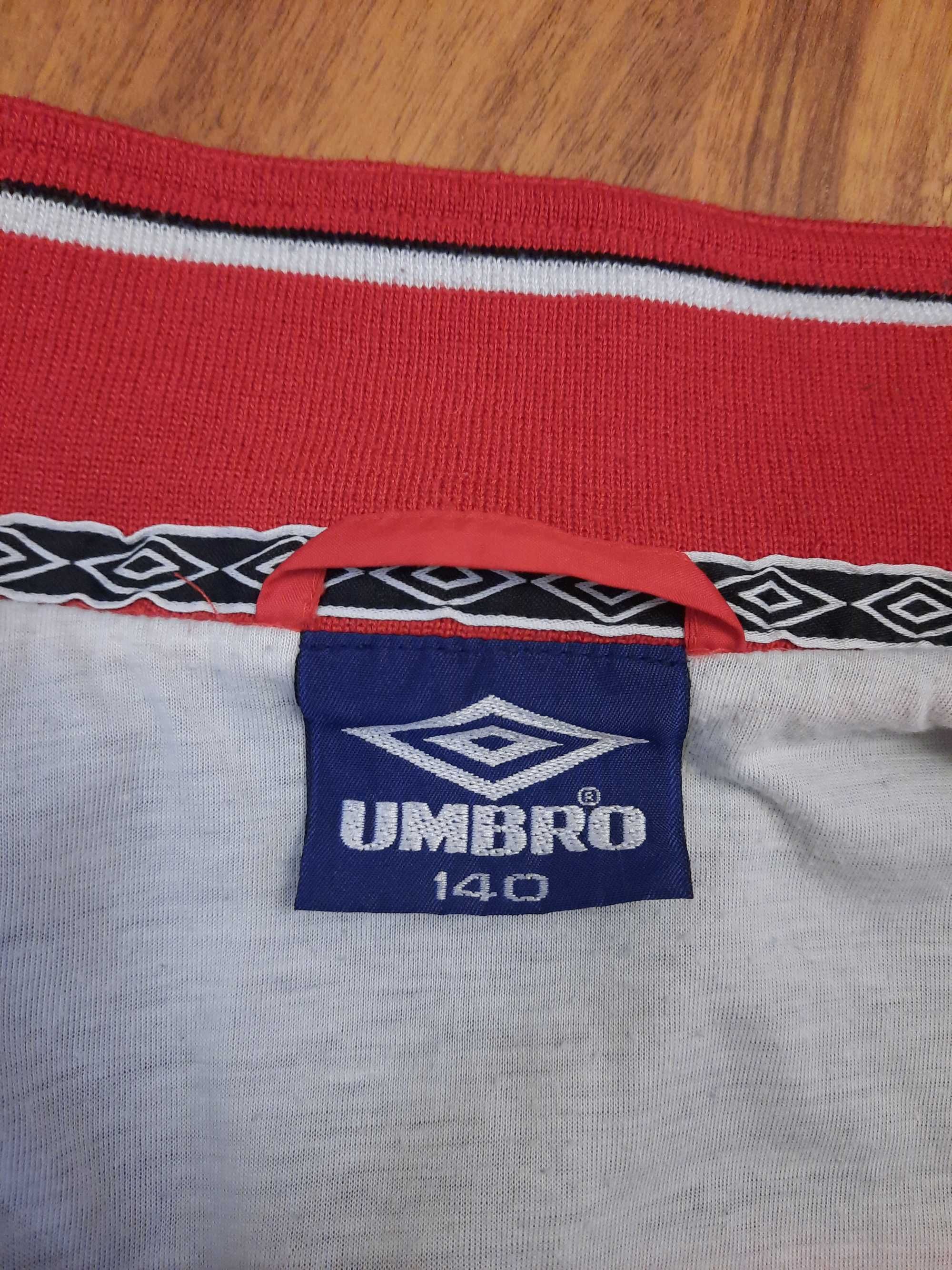 Ocieplana kurtka wiatrówka vintage Umbro rozmiar 140