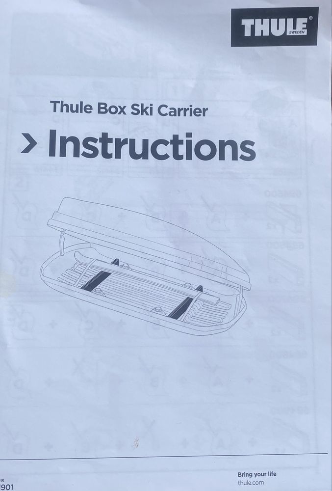 Bagaznik dachowy  Box Thule Dynamic 800m mozna kupic osobno boc