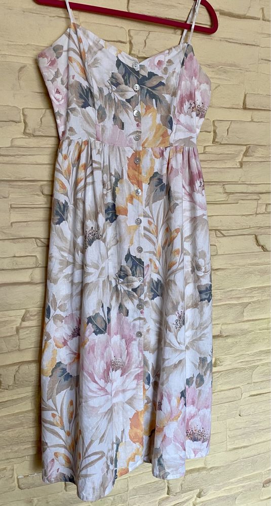 H&M sukienka len 40 L