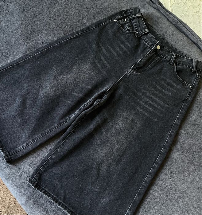 Джинсы шорты черные