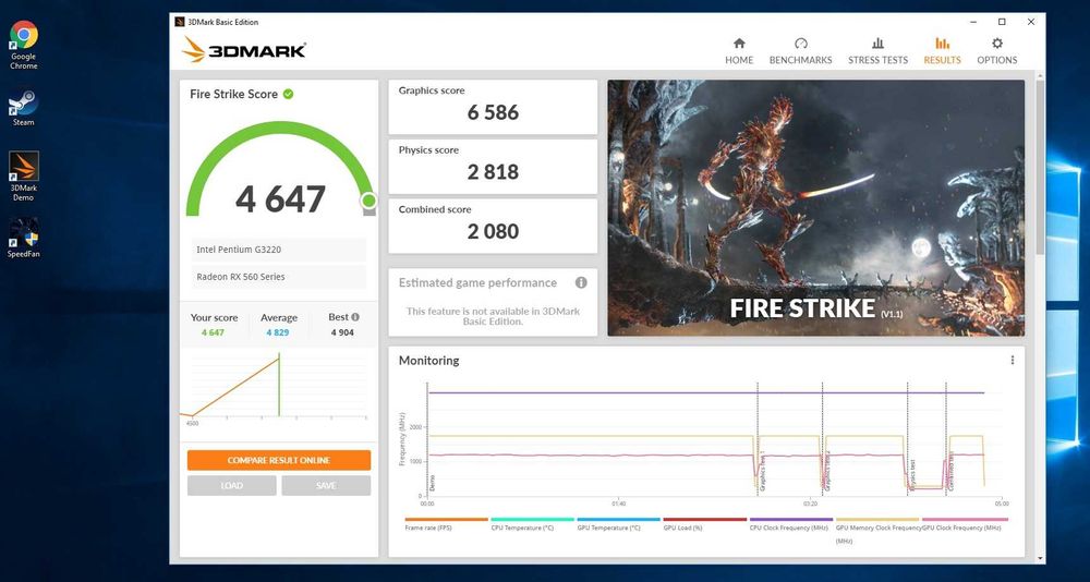 Placa Gráfica ASUS Radeon RX 560 OC com 2GB de memória