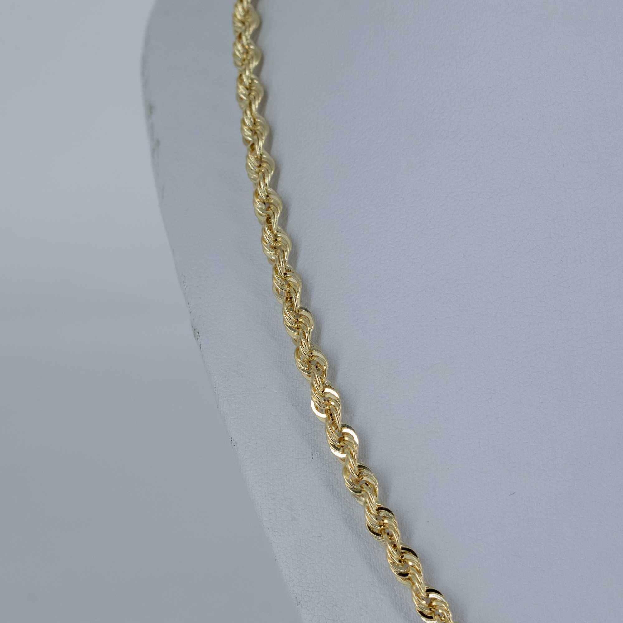 Złoty łańcuszek damski 585 6,67 gram 50cm Kordel Nowy