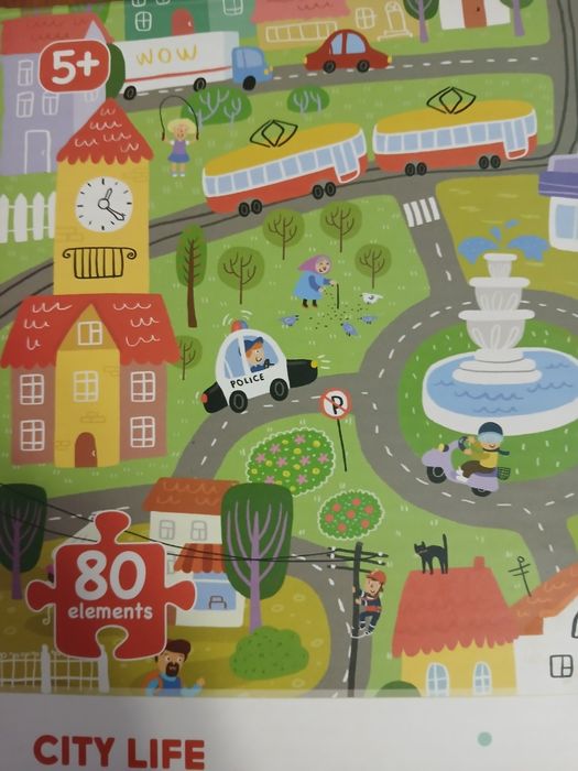 Пазл City Life.80 деталей