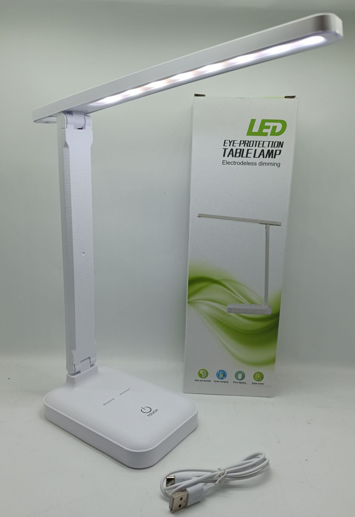 Лампа настільна Акумуляторна LED lamp, USB, 3-режими світла