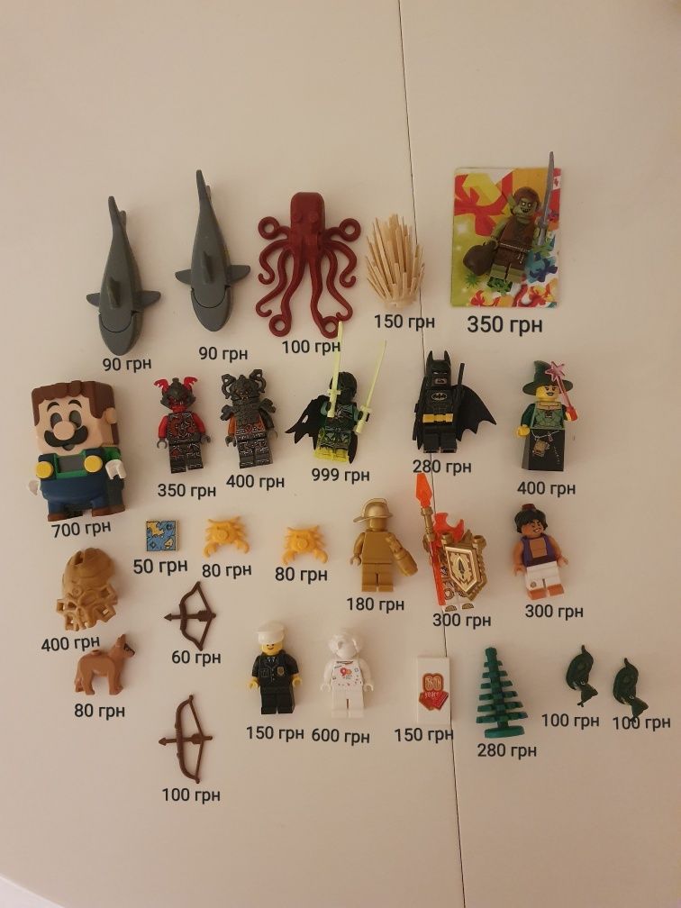 Знижка 50% на всі фігурки Lego minificurs Lego мініфигурки