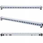 Listwa Belka Biała LED BAR 24x3W RGB Mix Kolor Stroboskop DMX + Pilot