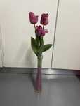 Vaso com flores.