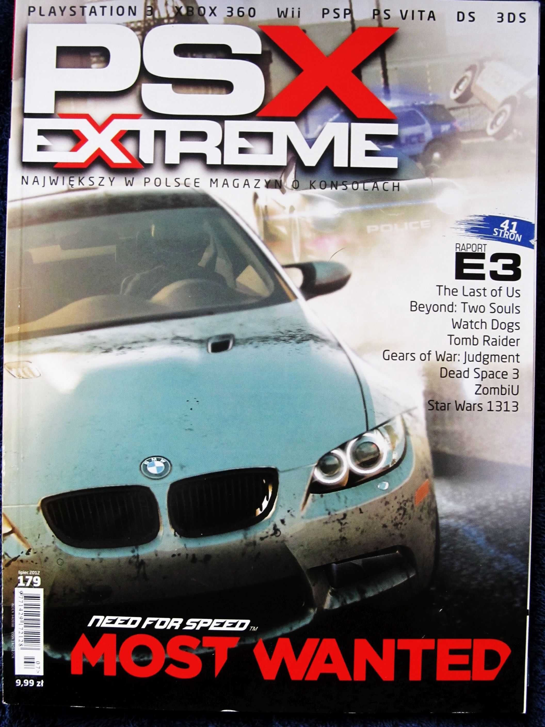 PSX Extreme 179 lipiec 2012 Need for Speed , Most Wanted,Watch Dogs,