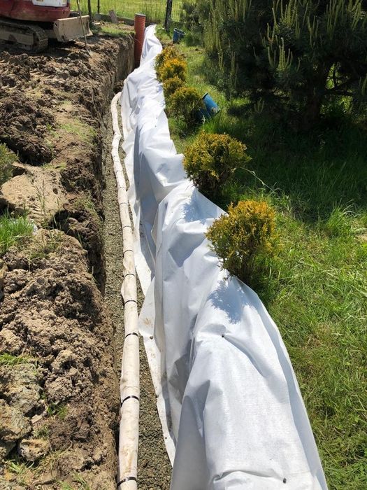 Budowa dròg dojazdowych,Usługi koparką,drenaż,pokrycia dachowe