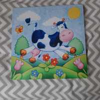 Obrazek obraz pokój dziecięcy dziecko ozdoba wystrój krowa krówka