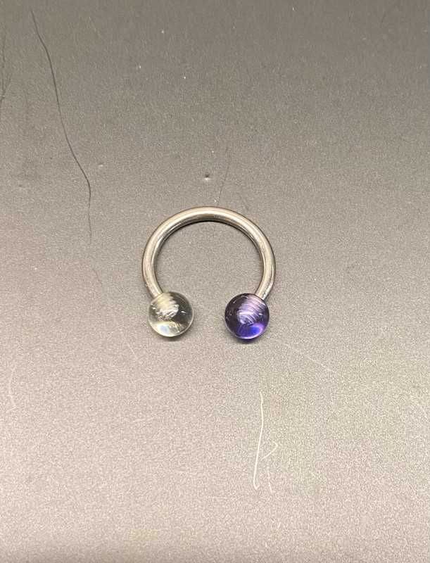 Kolczyk podkowa piercing