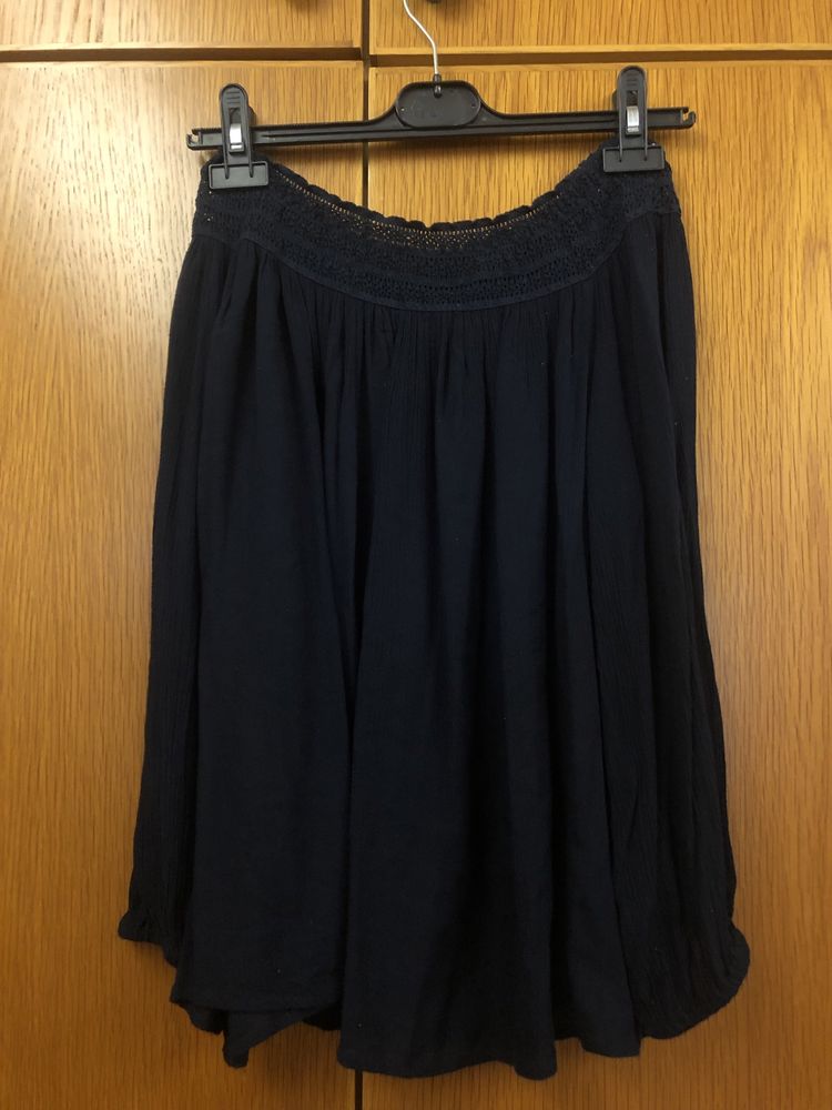 Blusa fluida azul