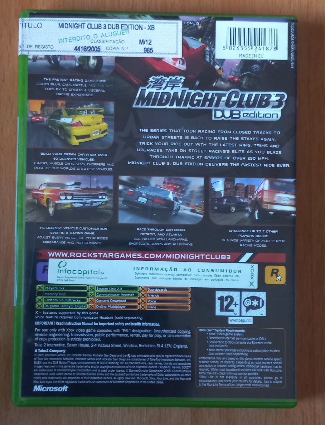 Jogo completo para Xbox1