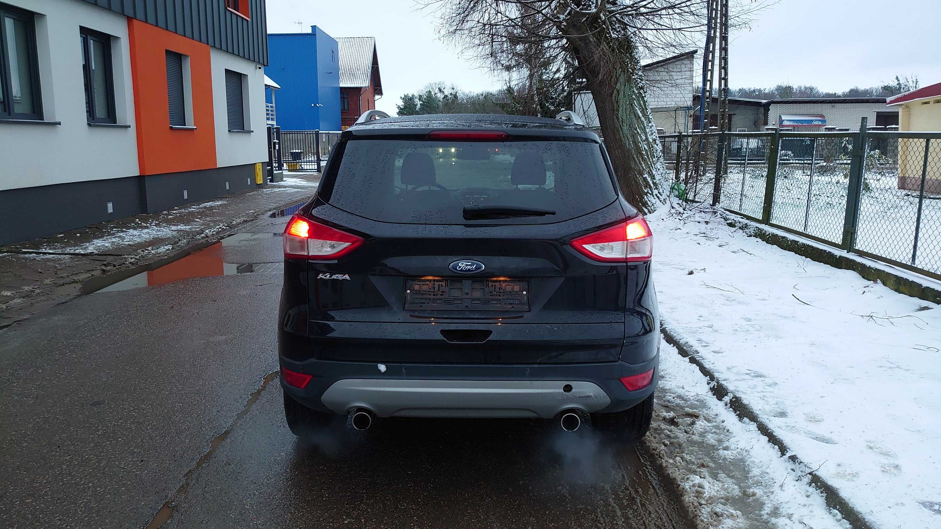FORD Kuga MK2 kolor czarny PD tył - zderzak tylny (zderzak tył)