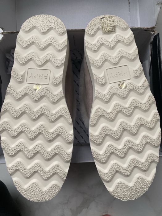 Лофери  PRPY сірий замш хутро