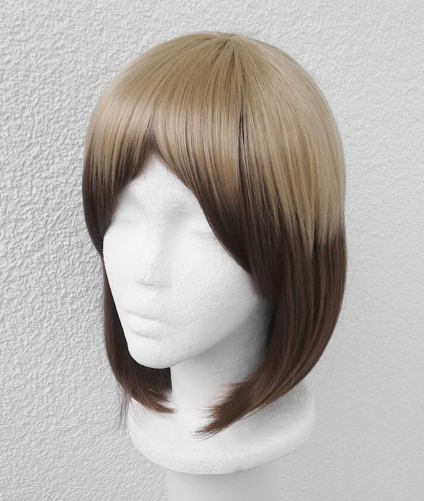 Promocja! cosplay wig brązowa peruka ombre SnK Atak Tytanów Jean fem