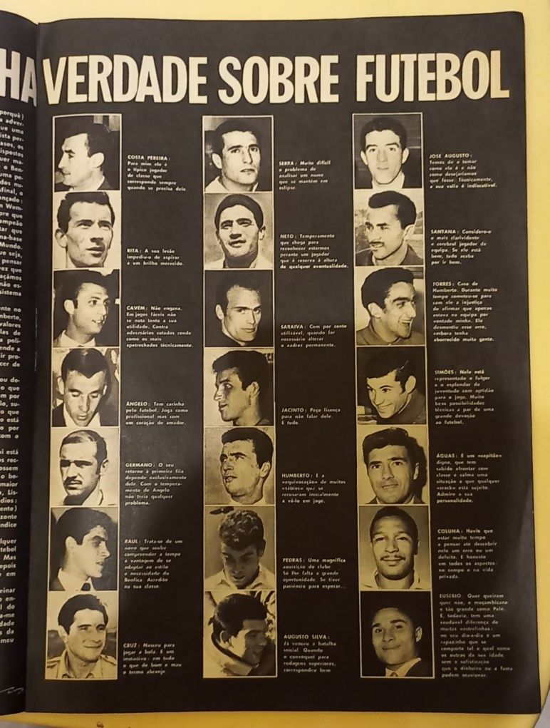 Revista Século Ilustrado, 1972 Reportagem Benfica.-Ajax.