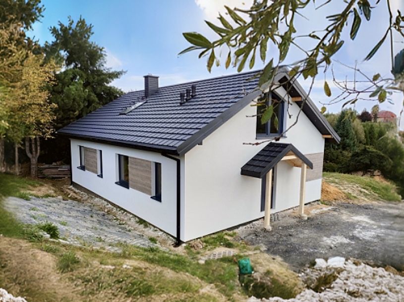 Dom Szkieletowy 70m2 , Budowa Domów na zgloszenie Dom Mieszkalny
