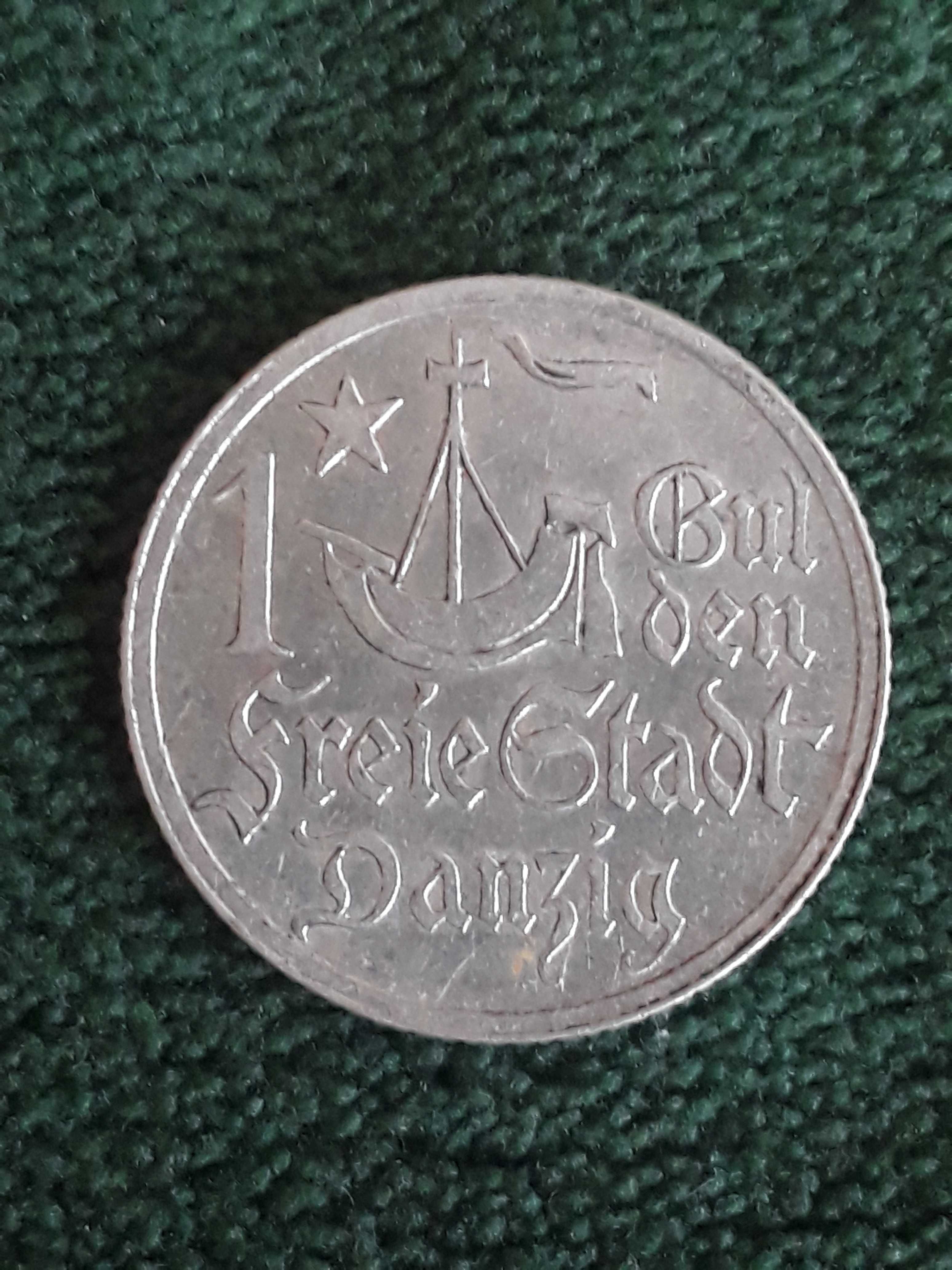 1 Gulden W.M. Gdańsk 1923 r. - nr. 2 - Piękne