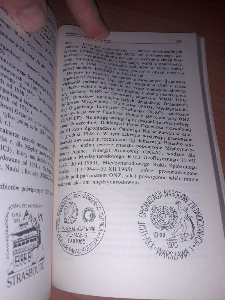PRL Podróże w świecie znaczków 1987 r.  Otton Gross, K. Gryżewski Glob