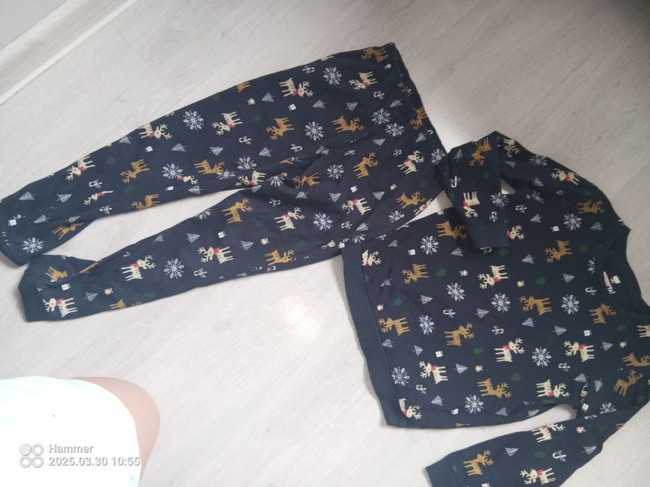 Piżama świąteczna Pepperrts 122 cm