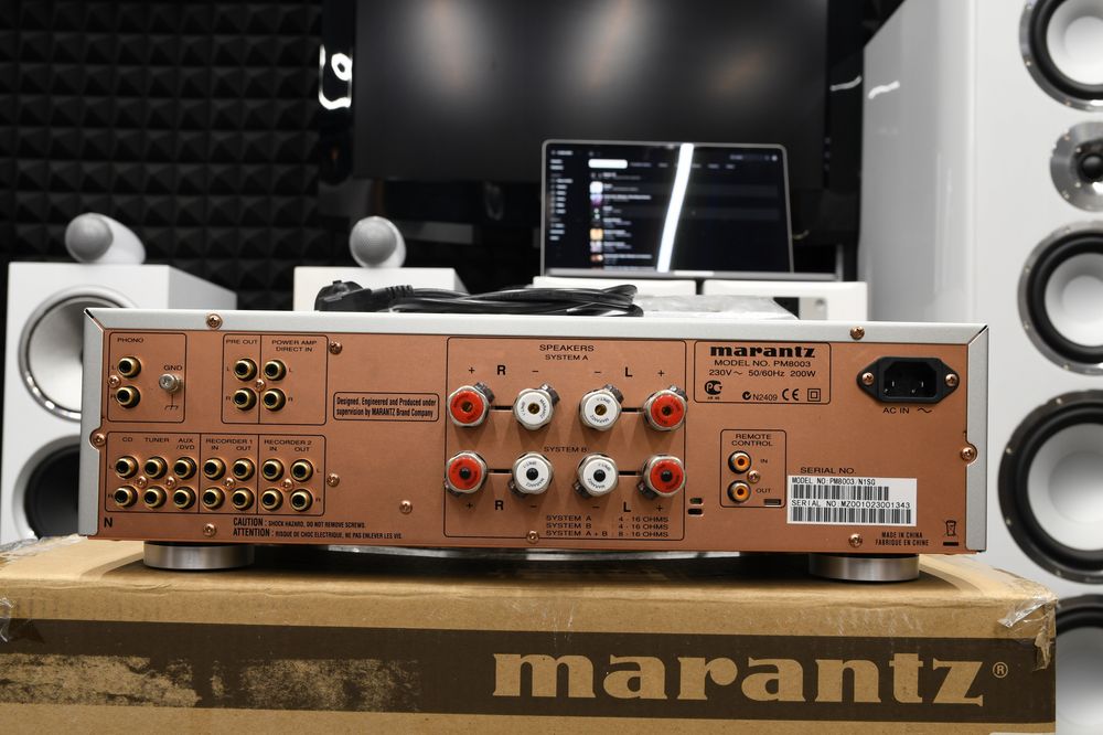 wzmacniacz stereo Stereo Marantz PM8003 Zestaw w świetnym stanie!