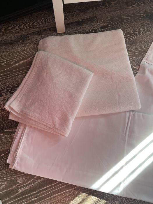 Biala posciel hotelowa nowa plus reczniki