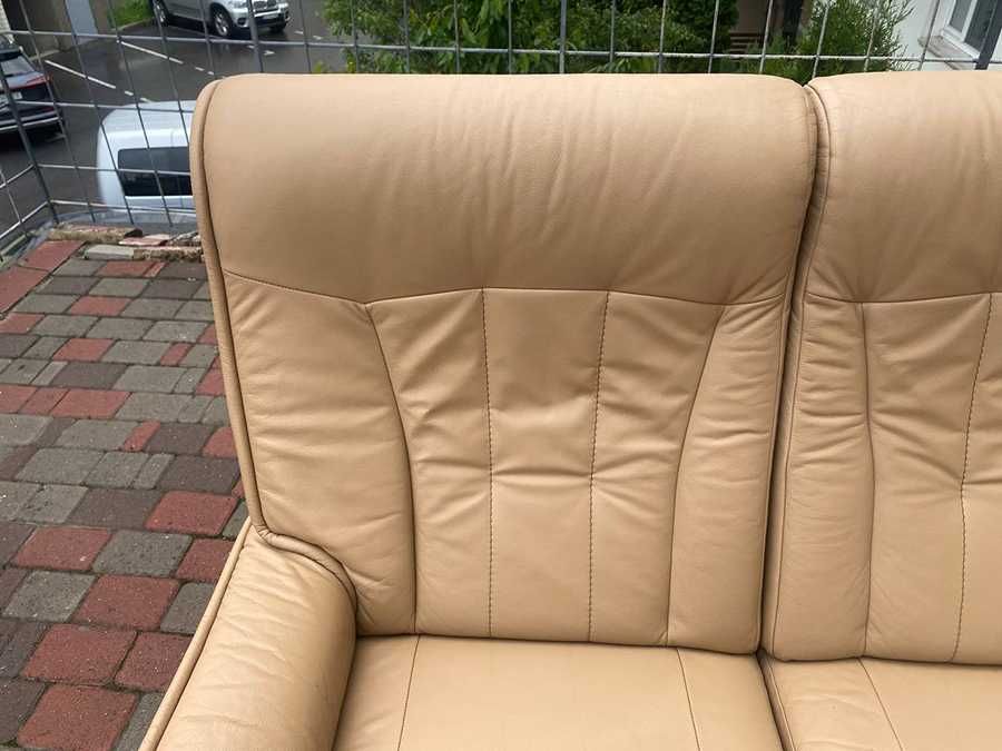Продам шкіряний диван. Реклайнер! Кожаный диван.