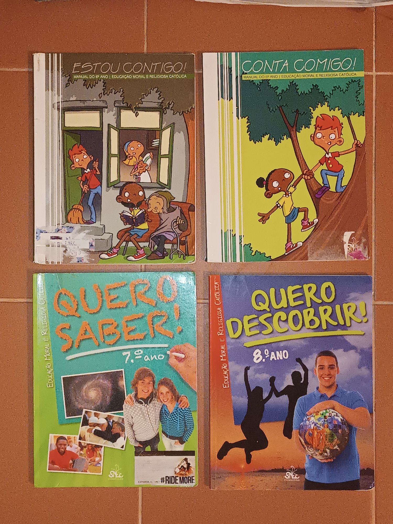 Livros de EMRC Quero Ser, quero descobrir, quero saber
