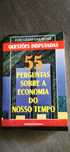 Livro " 55 perguntas sobre a economia do nosso tempo" de 1995