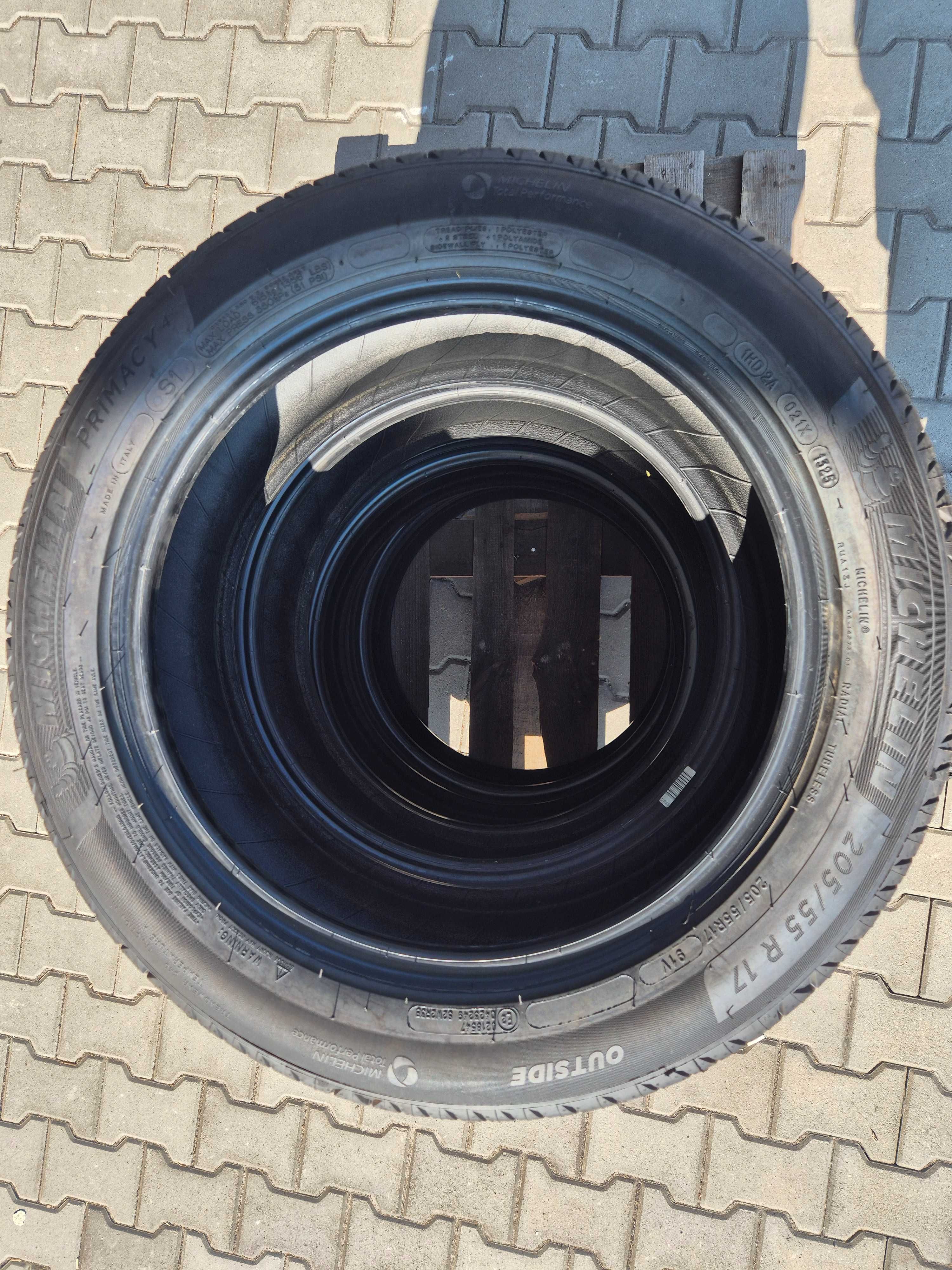 Nowe opony letnie Michelin Primacy 4 205/55 R17 91V – 2025r.