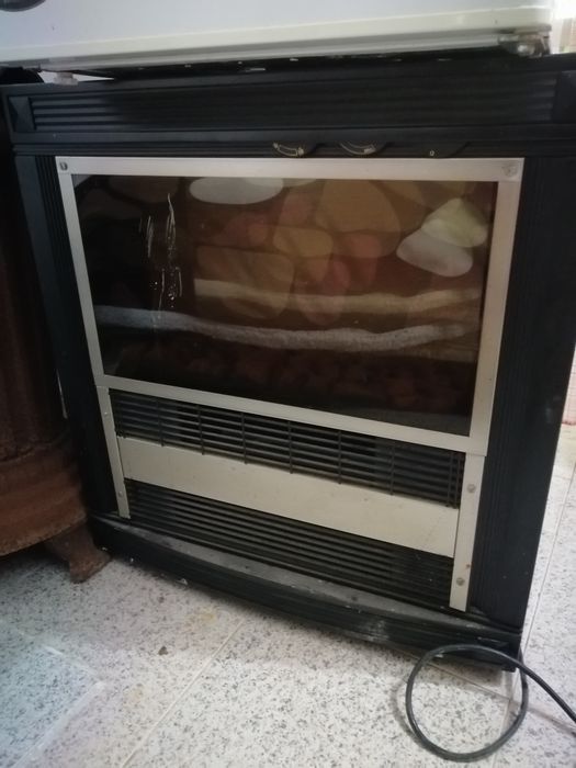 Aquecedor elétrico imitação de lareira