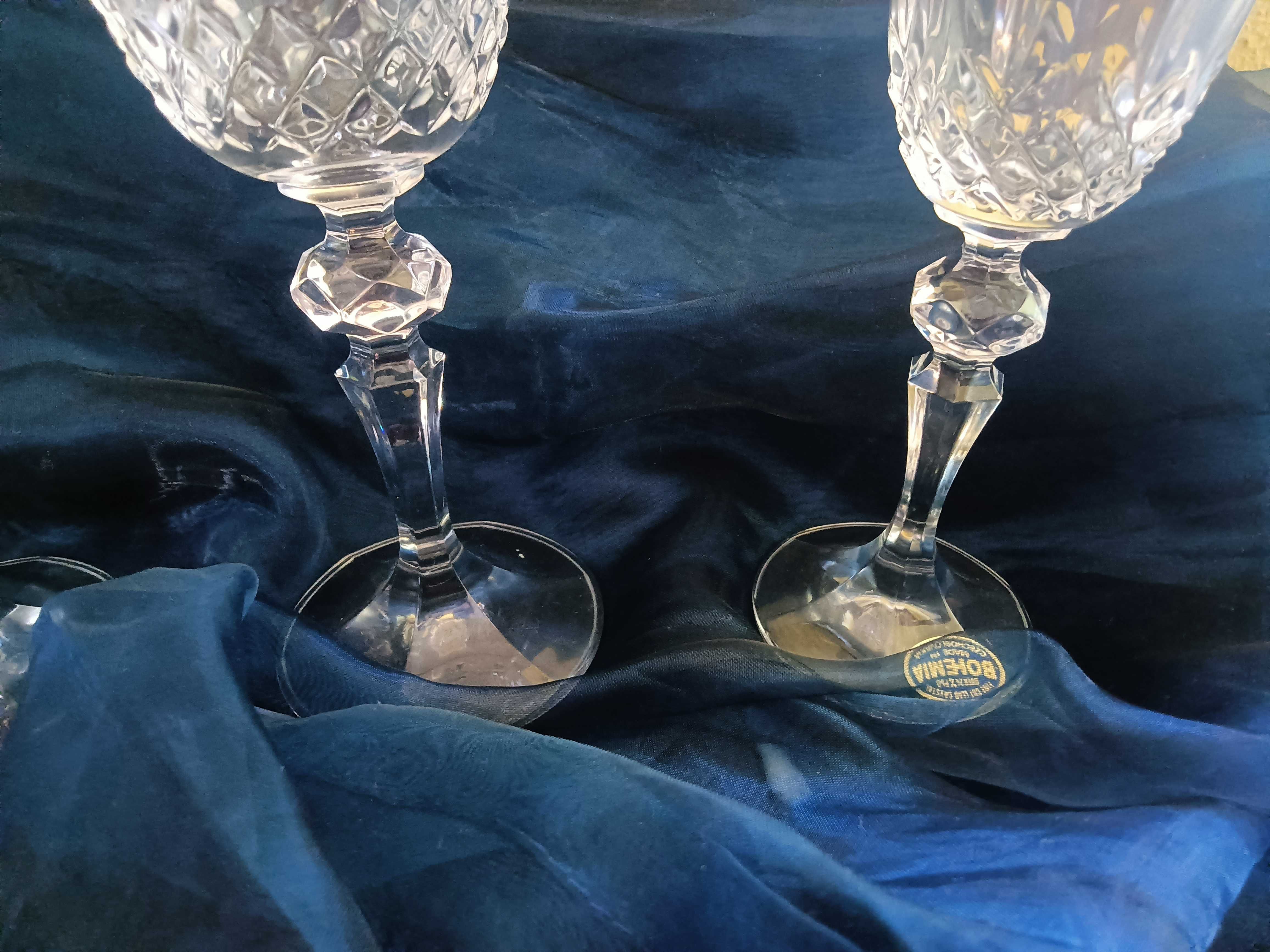 Copos  cristal boémia