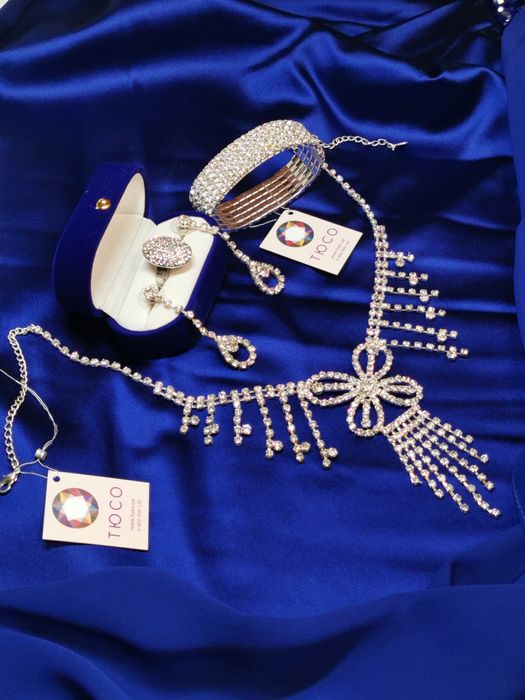 Набор свадебных украшений для невесты, бижутерия ТЮСО