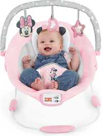 Bright Starts Disney Minnie Mouse Bouncer z uspokajającymi wibracjami