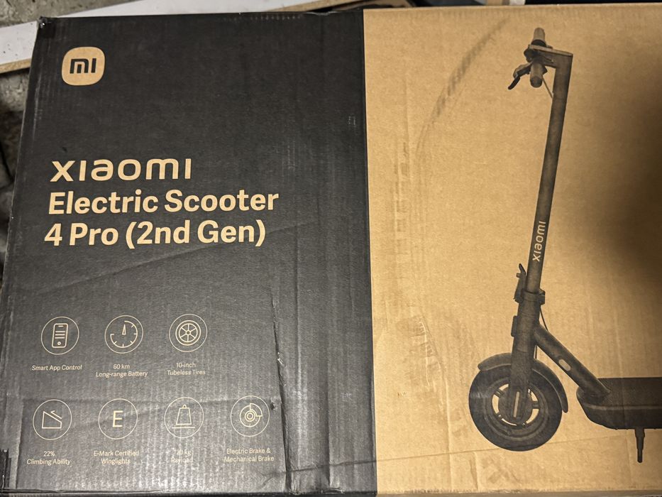 Hulajnoga Xiaomi Electric Scooter 4 Pro 2 Gen 400W 60km 10" Czarny