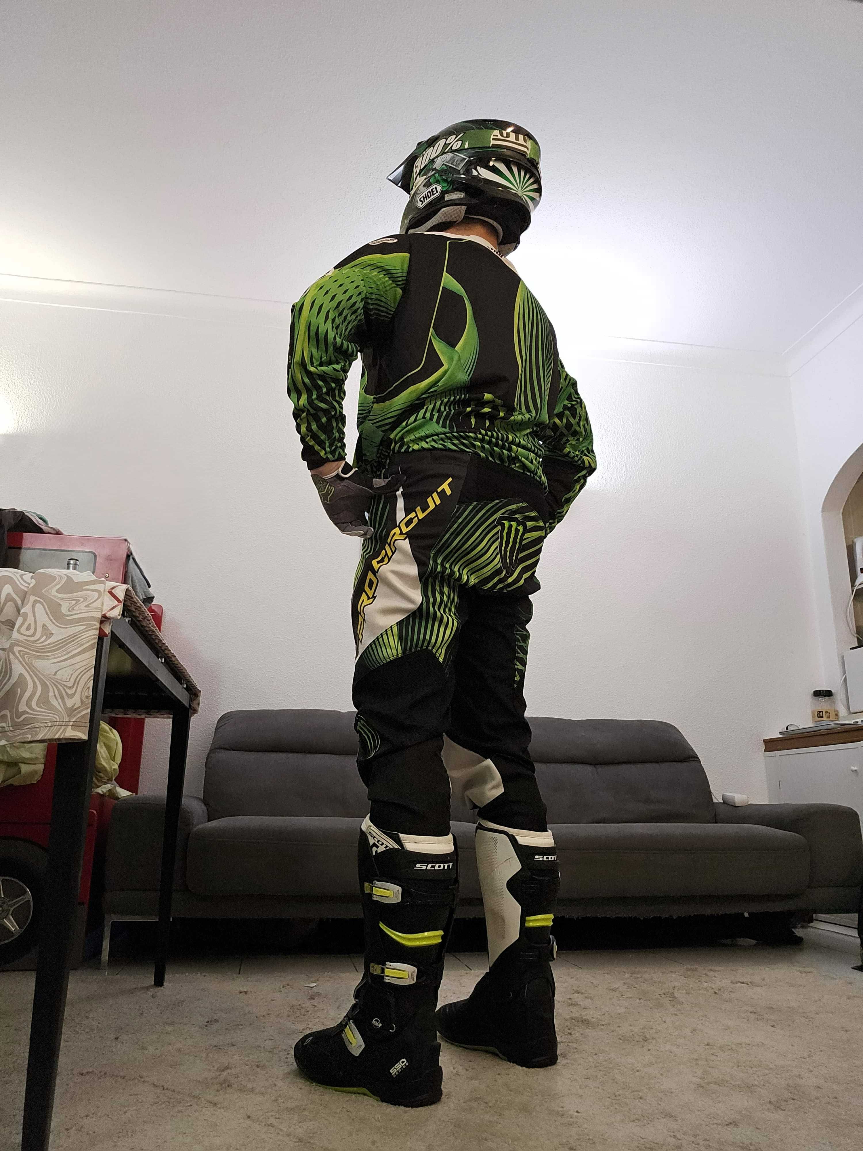 Thor Phase Monster Pro Circuit conjunto motocross enduro fato completo